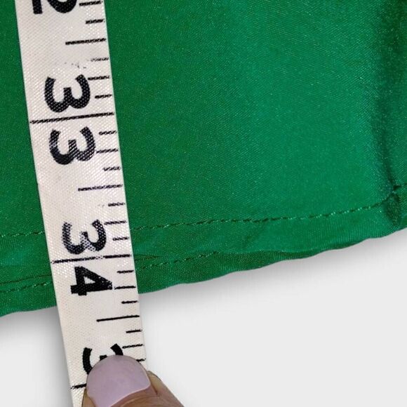Lulus Womens Dress Sz Medium Kelly Green Mini Coquette Cottagecore Fairycore - Picture 9 of 11